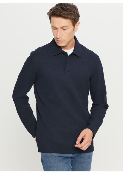 Lacivert Erkek Polo T-Shirt ACE048261045_LAC modelleri