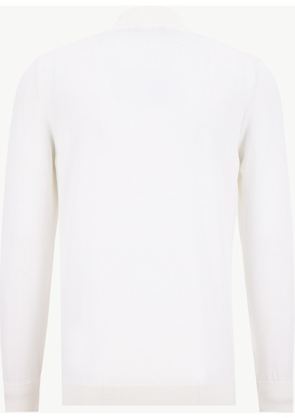 Yarım Balıkçı Yaka Standart Ekru Erkek Kazak ACE049261485_EKR fiyatları