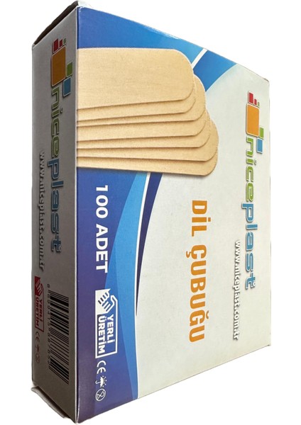 Dil Çubuğu Ahşap Maket Çubukları 2 x 14 Cm. - 50 Adetlik 3 Paket modelleri