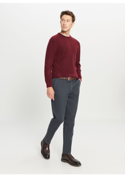 Normal Bel Normal Paça Slim Fit Antrasit Erkek Pantolon ACE001261371_ATR