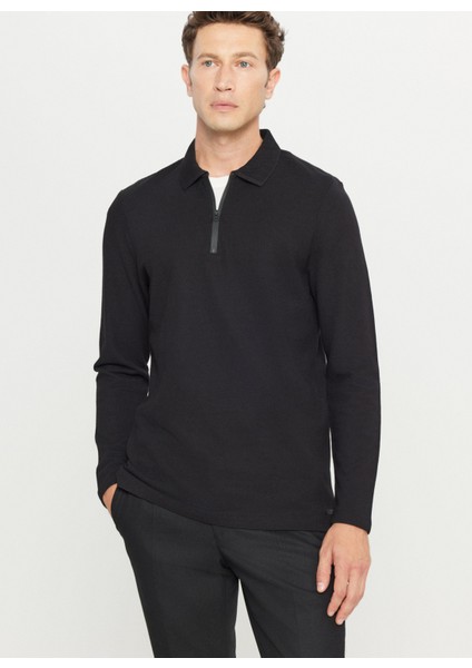 Siyah Erkek Polo T-Shirt ACE048261043_SYH modelleri