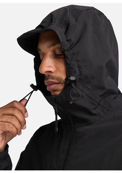 TB0A44PP0011-WINNICK Waterpro Parka Siyah Kapüşon Yaka Regular Fit Erkek Parka fırsatları