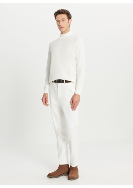 Yarım Balıkçı Yaka Standart Ekru Erkek Kazak ACE049261272_EKR fiyatları