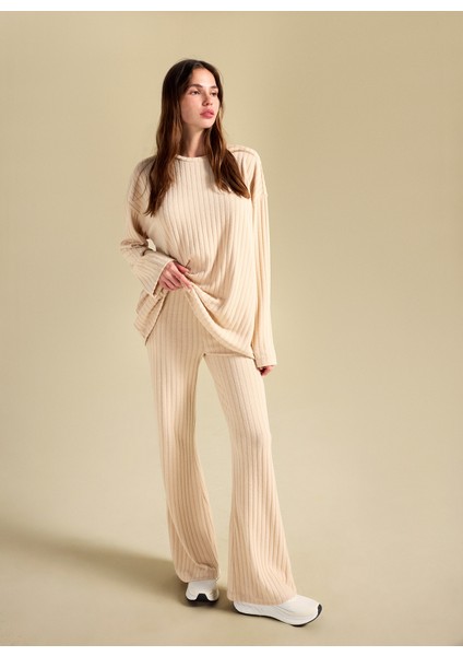 Triko Pantolon, L, Bej