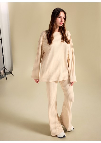 Triko Pantolon, L, Bej fiyatları