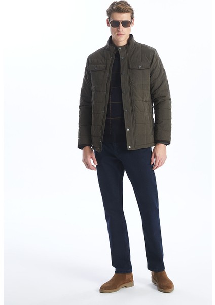 Yeni Sezon Standart Kalıp Dik Yaka Erkek Mont modelleri