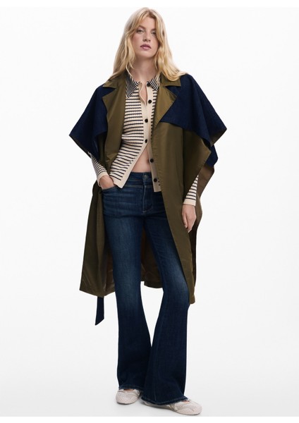 Haki Kadın Trençkot 25WAIY01