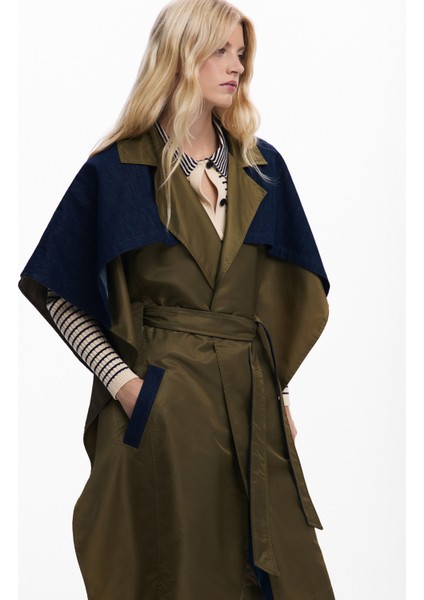 Haki Kadın Trençkot 25WAIY01 fiyatları