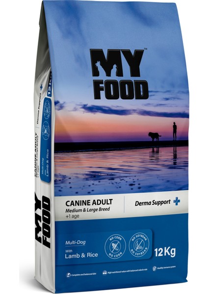 Yetişkin Orta & Büyük Irk Köpek Maması Kuzulu 12 kg