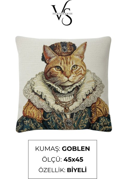 Jakarlı Dokuma Goblen Kırlent Kılıfı – 45X45 cm Biyeli ve Çift Taraflı Dekoratif Yastık modelleri