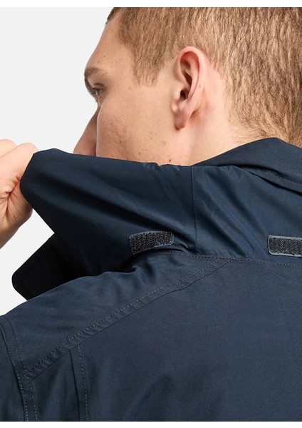 TB0A6UZJ4331-ABINGTON Waterpro Mavi Fermuarlı Regular Fit Erkek Mont fırsatları