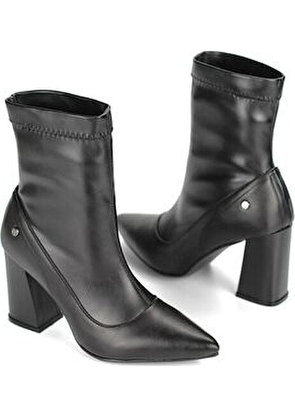 Isabel Kadın Bot Suni Deri İnce Topuklu