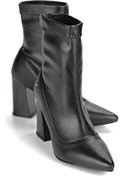 Isabel Kadın Bot Suni Deri İnce Topuklu