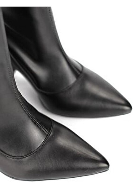 Isabel Kadın Bot Suni Deri İnce Topuklu