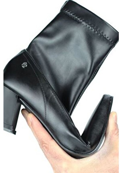 Isabel Kadın Bot Suni Deri İnce Topuklu