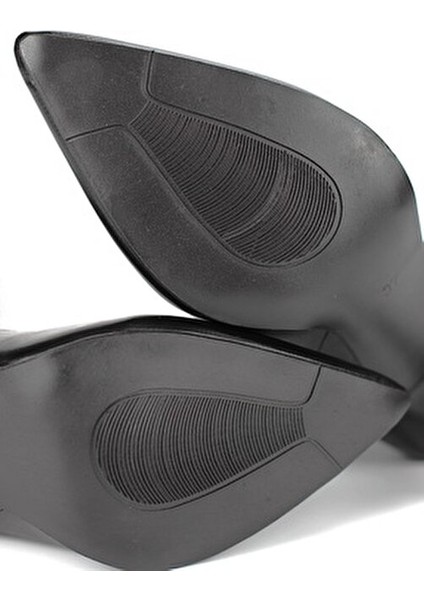 Kadın Kısa Topuklu Streç Bot İnce Topuklu