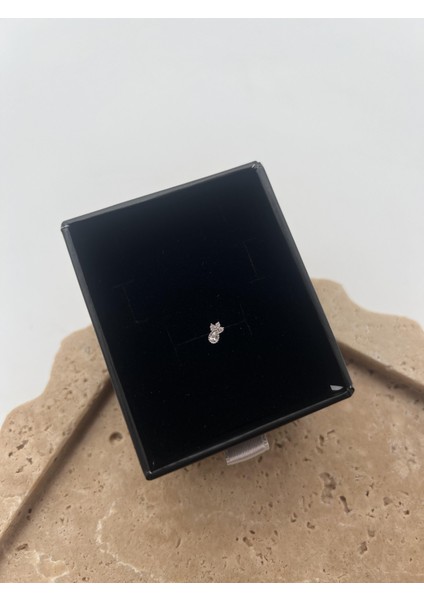 Damla Taşlı Gümüş Tragus