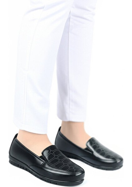 Ortopedik Kadın Günlük Ayakkabı Hakiki Deri Malzeme ile Dolgu Topuk Tasarımı fırsatları