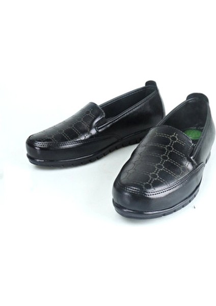 Ortopedik Kadın Günlük Ayakkabı Hakiki Deri Malzeme ile Dolgu Topuk Tasarımı indirimleri