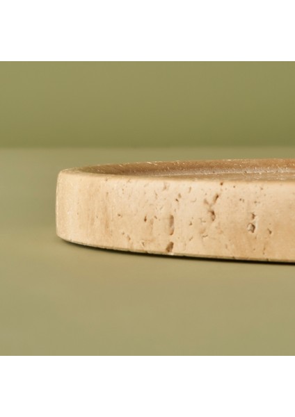 Ephesus Traverten Yuvarlak Dekoratif Tabak Naturel (20X4 Cm) fırsatları