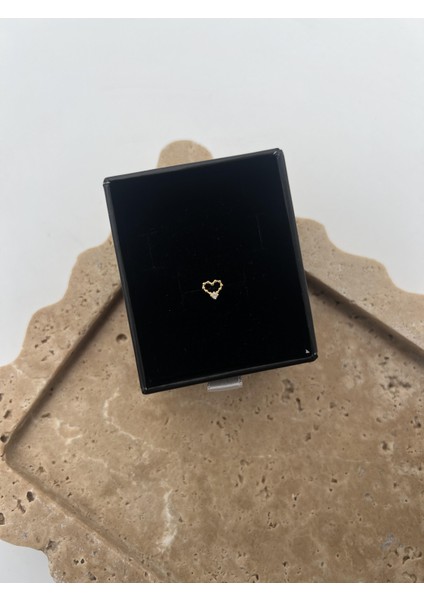 Taş Detaylı Gümüş Kalp Tragus fiyatları