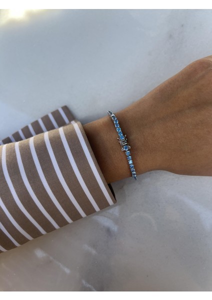Mavi Gümüş Suyolu Bileklik fiyatları