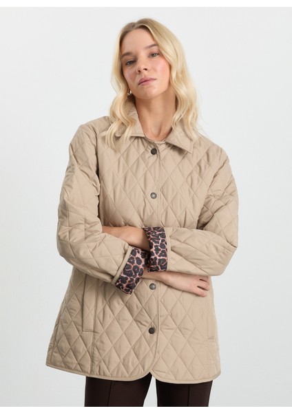Bej Kadın Mont 25KSL6151 modelleri
