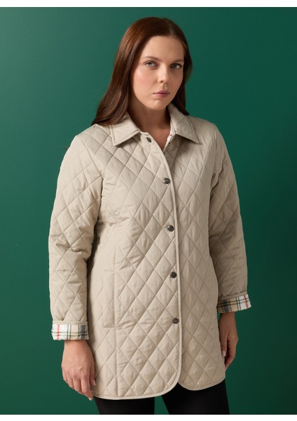 Bej Kadın Mont 25KSL6156