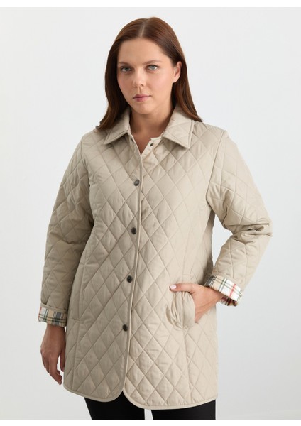 Bej Kadın Mont 25KSL6156 modelleri