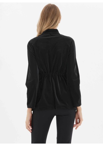 Siyah Kadın Trençkot 25KSL9542 modelleri