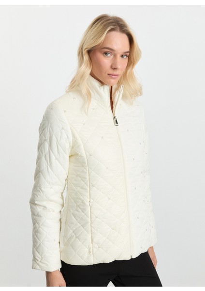 Ekru Kadın Mont 25KSL6163 modelleri