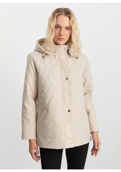 Bej Kadın Mont 25KSL6162
