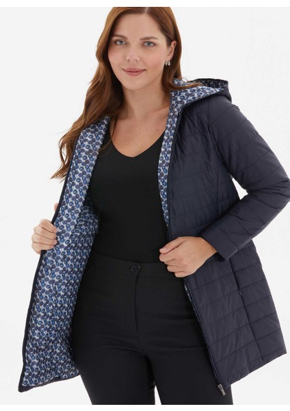 Lacivert Kadın Mont 25KSL6167 indirimleri