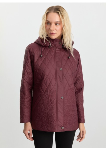 Bordo Kadın Mont 25KSL6162 fiyatları