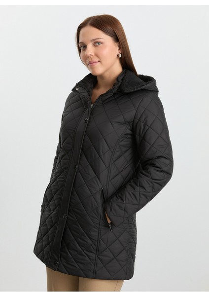 Siyah Kadın Mont 25KSL6157 modelleri