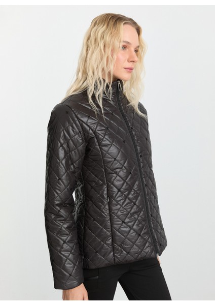 Siyah Kadın Mont 25KSL6163 modelleri