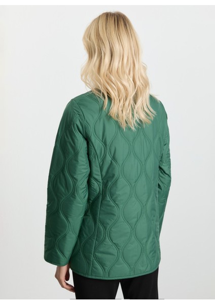 Yeşil Kadın Mont 25KSL6154 modelleri