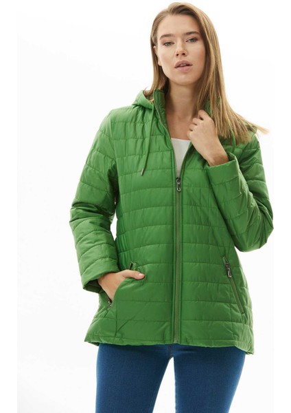 Yeşil Kadın Mont 25KSL6169 modelleri