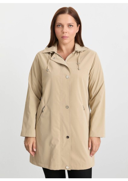 Bej Kadın Trençkot 25KSL9521