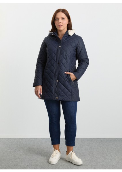 Lacivert Kadın Mont 25KSL6157 fiyatları