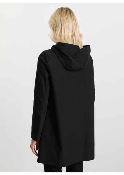 Siyah Kadın Trençkot 25KSL9515 fırsatları