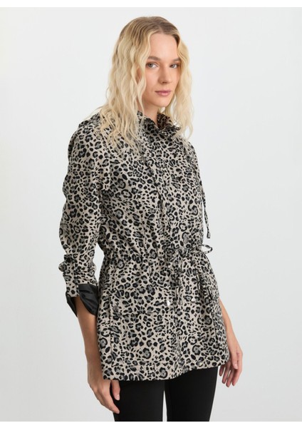 Gri Kadın Trençkot 25KSL9535 fiyatları