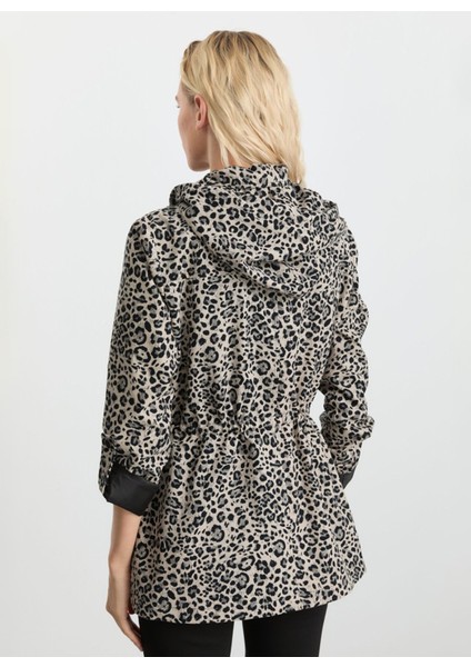 Gri Kadın Trençkot 25KSL9535 modelleri