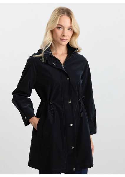 Siyah Kadın Trençkot 25KSL9522 fiyatları