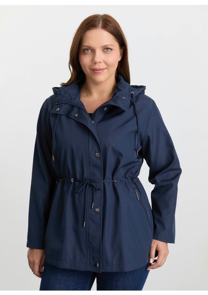 Lacivert Kadın Trençkot 25KSL9508