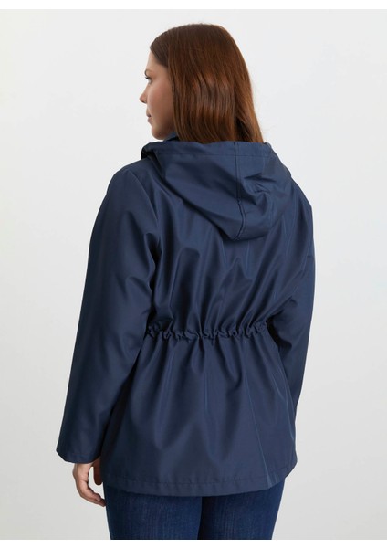 Lacivert Kadın Trençkot 25KSL9508 fırsatları
