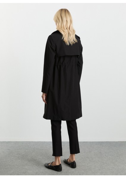 Siyah Kadın Trençkot 25KSL9511 indirimleri
