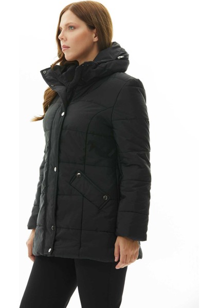 Siyah Kadın Mont 25KSL6170 modelleri