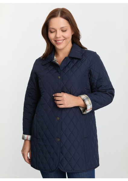 Lacivert Kadın Mont 25KSL6156 fiyatları