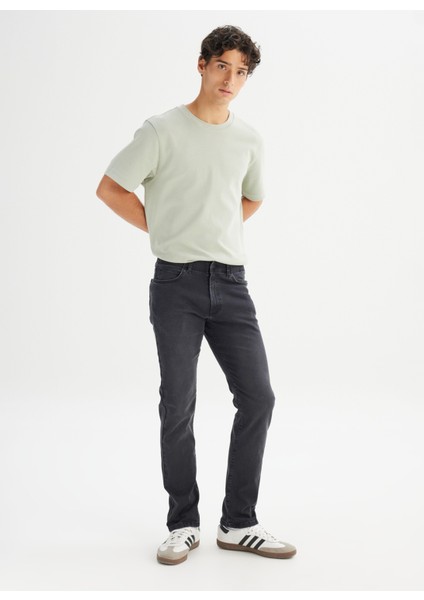Normal Bel Slim Fit Koyu Lacivert Erkek Denim Pantolon L72A0001536 Lacivert Denim Pant fiyatları